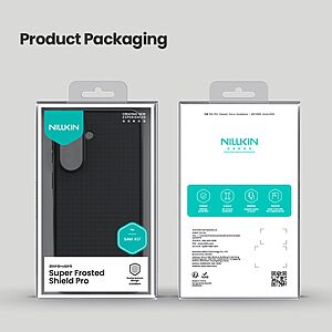 ΘΗΚΕΣ ΚΙΝΗΤΩΝ ΑΞΕΣΟΥΑΡ SAMSUNG GALAXY ACE S5830 54 Σκληρή Πλάτη PC+TPU για Samsung Galaxy A57 5G από NILLKIN Frosted Shield Pro σε Μαύρο χρώμα με ματ φινίρισμα και αντιολισθητική επιφάνεια.
