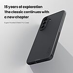 Σκληρή Πλάτη PC+TPU για Samsung Galaxy A57 5G από NILLKIN Frosted Shield Pro σε Μαύρο χρώμα με ματ φινίρισμα και αντιολισθητική επιφάνεια.