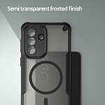 Σκληρή Πλάτη PC+TPU για Samsung Galaxy A57 5G από OEM σε Μαύρο χρώμα με ενσωματωμένο μαγνήτη, αερόσακους γωνιών και προστασία κάμερας.