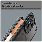 Σκληρή Πλάτη PC+TPU για Samsung Galaxy A57 5G από OEM σε Μαύρο χρώμα με ενσωματωμένο μαγνήτη, αερόσακους γωνιών και προστασία κάμερας.