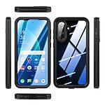 Full Body θήκη PC+TPU για Samsung Galaxy A57 5G από REDPEPPER σε Μαύρο χρώμα με IP68 αδιάβροχη προστασία, dustproof και λουράκι μεταφοράς.