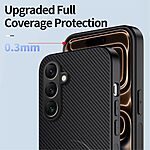 Σκληρή Πλάτη PC+TPU για Samsung Galaxy A57 5G από WANLONFENG QT Series σε Μπλε Σκούρο χρώμα με ενσωματωμένο Kickstand και μαγνητική συμβατότητα.