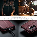 Flip Πορτοφόλι από Συνθετικό Δέρμα (PU) για Samsung Galaxy A57 5G - CASEME 023 - Κόκκινο με RFID Blocking, θήκες καρτών και βάση στήριξης.