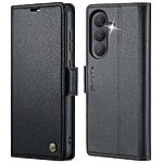 Flip Πορτοφόλι από Συνθετικό Δέρμα (PU) για Samsung Galaxy A57 5G από CASEME 023 σε Μαύρο με RFID προστασία, θήκες καρτών και stand.