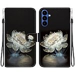 Flip Πορτοφόλι από Συνθετικό Δέρμα (PU) με TPU για Samsung Galaxy A57 5G σε Πολύχρωμο χρώμα με θήκες καρτών, Stand και Λουράκι καρπού.