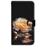 Flip Πορτοφόλι από Συνθετικό Δέρμα (PU) με TPU για Samsung Galaxy A57 5G σε Χρυσό χρώμα με θήκες καρτών, Stand και Λουράκι καρπού.