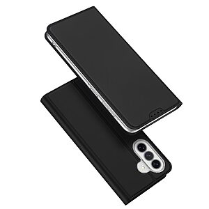 Flip Θήκη από Συνθετικό Δέρμα (PU) με TPU για Samsung Galaxy A57 5G από DUX DUCIS Skin Pro Series σε Μαύρο με θήκη κάρτας και Stand.