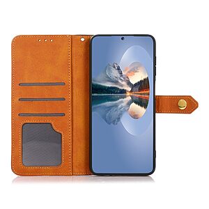 ΘΗΚΕΣ ΚΙΝΗΤΩΝ ΑΞΕΣΟΥΑΡ SAMSUNG GALAXY ACE S5830 46 Flip Πορτοφόλι από Συνθετικό Δέρμα (PU) με TPU για Samsung Galaxy A57 5G από KHAZNEH σε Μαύρο χρώμα με θήκες καρτών και Stand.