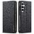 Flip Πορτοφόλι από Συνθετικό Δέρμα (PU) με TPU για Samsung Galaxy A57 5G από LC.IMEEKE L1 Series σε Μαύρο χρώμα με Wallet και Stand.