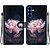 Flip Πορτοφόλι από Συνθετικό Δέρμα (PU) με TPU για Samsung Galaxy A57 5G σε Μωβ χρώμα με θήκες καρτών, Stand και Λουράκι καρπού.