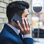 Flip Πορτοφόλι από Συνθετικό Δέρμα (PU) με TPU για Samsung Galaxy A57 5G από BINFEN COLOR BF32 σε Μπλε χρώμα με RFID προστασία και Stand.