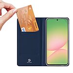 Flip Θήκη από Συνθετικό Δέρμα (PU) με TPU για Samsung Galaxy A57 5G από DUX DUCIS Skin Pro Series σε Μπλε χρώμα με θήκη κάρτας και Stand.