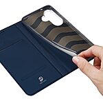 Flip Θήκη από Συνθετικό Δέρμα (PU) με TPU για Samsung Galaxy A57 5G από DUX DUCIS Skin Pro Series σε Μπλε χρώμα με θήκη κάρτας και Stand.