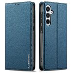 Flip Πορτοφόλι από Συνθετικό Δέρμα (PU) με TPU για Samsung Galaxy A57 5G από LC.IMEEKE L1 Series σε Μπλε χρώμα με Wallet και Stand.