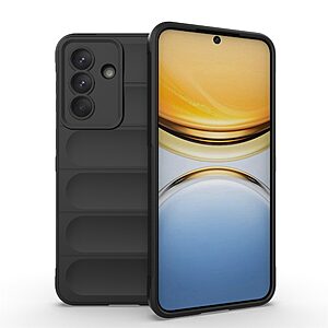 Πλάτη TPU για Samsung Galaxy A57 5G από OEM σε Μαύρο χρώμα με αντικραδασμική προστασία, ανυψωμένα χείλη κάμερας και anti-slip σχεδιασμό.