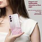 Πλάτη TPU για Samsung Galaxy A57 5G από OEM με gradient glitter σχέδιο και ηλεκτρολυτικό φινίρισμα σε Μαύρο χρώμα.