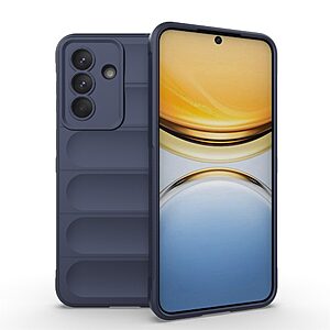 Πλάτη TPU για Samsung Galaxy A57 5G σε Μπλε Σκούρο χρώμα. Αντικραδασμική προστασία, anti-slip σχεδιασμός και υπερυψωμένα χείλη για κάμερα και οθόνη.