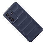 Πλάτη TPU για Samsung Galaxy A57 5G σε Μπλε Σκούρο χρώμα. Αντικραδασμική προστασία, anti-slip σχεδιασμός και υπερυψωμένα χείλη για κάμερα και οθόνη.