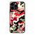 Μοντέρνο camouflage σχέδιο με έντονες ροζ και κόκκινες αποχρώσεις - Θήκη TPU που ξεχωρίζει και προστατεύει το iPhone 14 Pro Max με στυλ