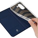 Flip Θήκη από Συνθετικό Δέρμα (PU) με TPU για Xiaomi POCO X8 Pro 5G από DUX DUCIS Skin Pro Series σε Μπλε χρώμα με θήκη κάρτας και Stand.
