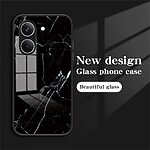 Σκληρή Πλάτη PC + Tempered Glass για Xiaomi POCO X8 Pro 5G σε Λευκό Μάρμαρο με τριπλή προστασία από γυαλί, PC και TPU.