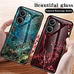 Σκληρή Πλάτη PC+Tempered Glass για Xiaomi POCO X8 Pro 5G από OEM σε Μαύρο χρώμα με μαρμάρινο σχέδιο και τριπλή προστασία.
