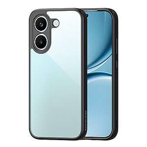 Σκληρή Πλάτη PC+TPU για το Xiaomi POCO X8 Pro 5G από τη σειρά DUX DUCIS Aimo Series σε Μαύρο χρώμα με διάφανη πλάτη υψηλής διαφάνειας.