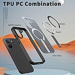 Σκληρή Πλάτη PC+TPU για το Xiaomi POCO X8 Pro 5G από OEM σε Μαύρο χρώμα με ενσωματωμένο Stand και μαγνητική συμβατότητα.