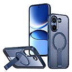 Σκληρή Πλάτη PC+TPU για Xiaomi POCO X8 Pro 5G σε Μπλε χρώμα με ενσωματωμένο Stand και μαγνητικό δαχτυλίδι για MagSafe αξεσουάρ.