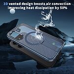 Σκληρή Πλάτη PC+TPU για Xiaomi POCO X8 Pro 5G σε Μπλε χρώμα με ενσωματωμένο Stand και μαγνητικό δαχτυλίδι για MagSafe αξεσουάρ.