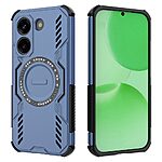 Σκληρή Πλάτη PC+TPU για Xiaomi POCO X8 Pro 5G από OEM σε Μπλε χρώμα με μαγνητικό δαχτυλίδι και hollow σχεδιασμό για καλύτερη ψύξη.