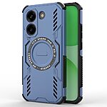 Σκληρή Πλάτη PC+TPU για Xiaomi POCO X8 Pro 5G από OEM σε Μπλε χρώμα με μαγνητικό δαχτυλίδι και hollow σχεδιασμό για καλύτερη ψύξη.