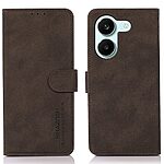 Flip Πορτοφόλι από Συνθετικό Δέρμα (PU) με TPU για το Xiaomi POCO X8 Pro 5G από KHAZNEH σε Καφέ χρώμα με θήκες καρτών και Stand.