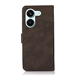 Flip Πορτοφόλι από Συνθετικό Δέρμα (PU) με TPU για το Xiaomi POCO X8 Pro 5G από KHAZNEH σε Καφέ χρώμα με θήκες καρτών και Stand.