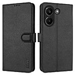 Flip Πορτοφόλι από Συνθετικό Δέρμα (PU) με TPU για το Xiaomi POCO X8 Pro 5G από AZNS σε Μαύρο χρώμα με θήκες καρτών και ενσωματωμένο Stand.