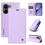Flip Πορτοφόλι από Συνθετικό Δέρμα (PU) με TPU για Xiaomi POCO X8 Pro 5G από YIKATU YK-001 σε Μωβ Ανοιχτό χρώμα με Wallet και Stand.
