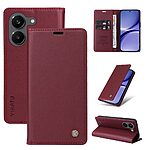 Flip Πορτοφόλι από Συνθετικό Δέρμα (PU) για Xiaomi POCO X8 Pro 5G από YIKATU YK-001 σε Βαθύ Κόκκινο με θήκες καρτών και Stand.