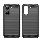 Πλάτη TPU για Xiaomi POCO X8 Pro 5G / Redmi Turbo 5 5G από OEM σε Μαύρο χρώμα με υφή carbon fiber και ανθεκτική επιφάνεια.
