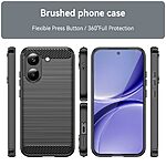 Πλάτη TPU για Xiaomi POCO X8 Pro 5G / Redmi Turbo 5 5G από OEM σε Μαύρο χρώμα με υφή carbon fiber και ανθεκτική επιφάνεια.