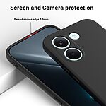 Πλάτη Σιλικόνης για Xiaomi POCO X8 Pro 5G από OEM σε Μαύρο χρώμα με λουράκι καρπού για ασφαλή μεταφορά.