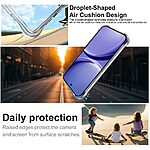 Πλάτη TPU για το Xiaomi POCO X8 Pro 5G από την IMAK σε διάφανο χρώμα με αερόσακους γωνιών, προστασία κάμερας και θήκη για λουράκι.