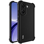 Πλάτη TPU για το Xiaomi POCO X8 Pro 5G από την IMAK σε Μαύρο Matte χρώμα με σχεδιασμό Airbag για αντικραδασμική προστασία και θηλιά λουρακιού.