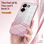 Πλάτη TPU για Xiaomi POCO X8 Pro 5G από OEM σε Μαύρο χρώμα με gradient glitter φινίρισμα και ηλεκτρολυτικές άκρες για premium εμφάνιση.