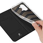 Flip Θήκη από Συνθετικό Δέρμα (PU) με TPU για Xiaomi POCO X8 Pro Max 5G από DUX DUCIS Skin Pro Series σε Μαύρο με θήκη κάρτας και Stand.