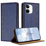 Flip Θήκη από Συνθετικό Δέρμα (PU) με TPU για Xiaomi POCO X8 Pro Max 5G σε Μπλε χρώμα με θήκη κάρτας και αναδιπλούμενη βάση στήριξης.