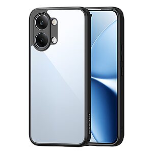 Σκληρή Πλάτη PC+TPU για Xiaomi POCO X8 Pro Max 5G από τη σειρά DUX DUCIS Aimo Series σε Μαύρο χρώμα με υψηλή διαφάνεια και πιστοποίηση REACH.