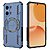 Σκληρή Πλάτη PC+TPU για Xiaomi POCO X8 Pro Max 5G από OEM σε Μπλε χρώμα με κυψελωτή δομή αερισμού και μαγνητικό δακτύλιο.
