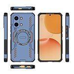Σκληρή Πλάτη PC+TPU για Xiaomi POCO X8 Pro Max 5G από OEM σε Μπλε χρώμα με κυψελωτή δομή αερισμού και μαγνητικό δακτύλιο.