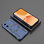 Σκληρή Πλάτη PC+TPU για Xiaomi POCO X8 Pro Max 5G από OEM σε Μπλε χρώμα με κυψελωτή δομή αερισμού και μαγνητικό δακτύλιο.