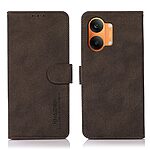 Flip Πορτοφόλι από Συνθετικό Δέρμα (PU) με TPU για το Xiaomi POCO X8 Pro Max 5G από KHAZNEH σε Καφέ χρώμα με θήκες καρτών και Stand.